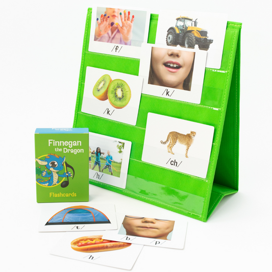 Finnegan Early Literacy Note Cards and Pocket Chart